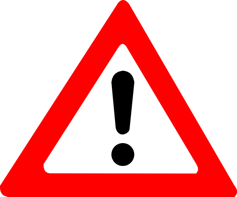 Warning Sign Flat Icon